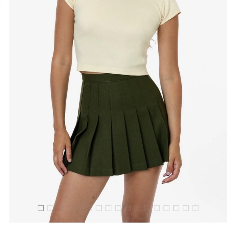 LOS ANGELES APPAREL TENNIS SKIRT